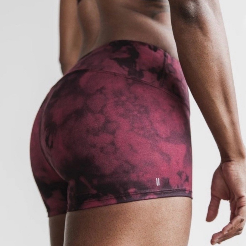 Nobull red booty shorts
